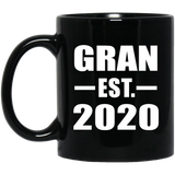 Gran Established EST. 2020 - 11oz Coffee Mug Black