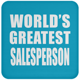World's Greatest Salesperson - Drink Coaster