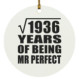 44th Anniversary Square Root of 1936 Years of Mr Perfect - Circle Ornament