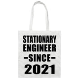 Stationary Engineer Since 2021 - Tote Bag White