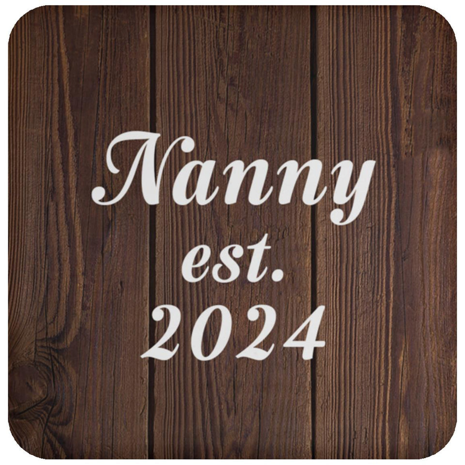 Nanny Established EST. 2024 - Drink Coaster D
