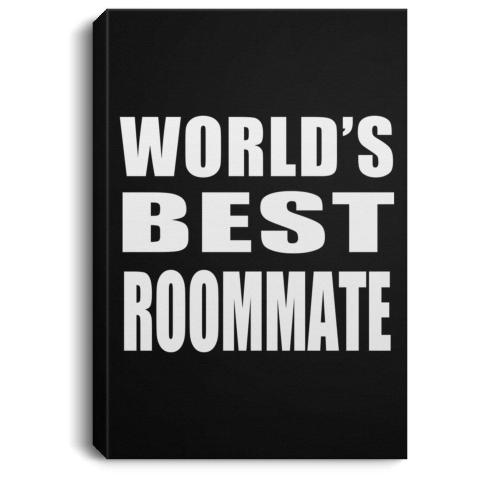 World's Best Roommate - Canvas Portrait
