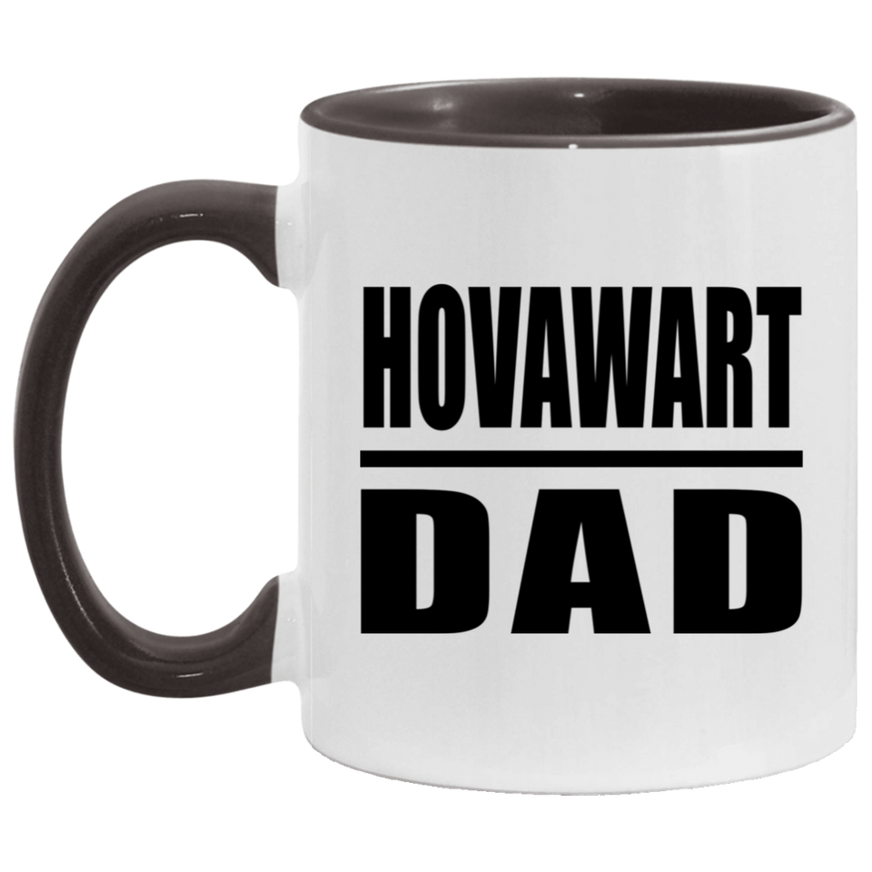 Hovawart Dad - 11oz Accent Mug Black