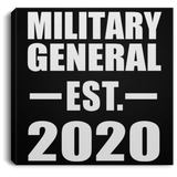 Military General Established EST. 2020 - Canvas Square
