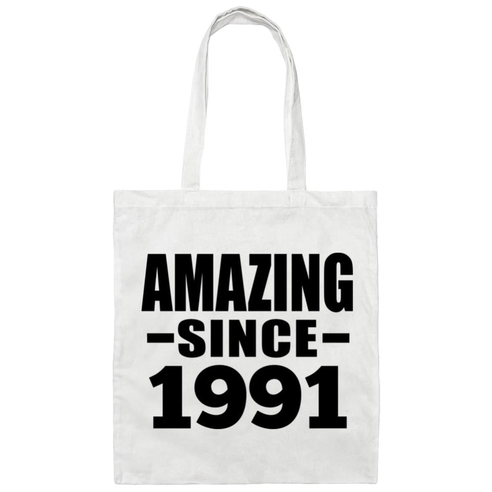 33rd Birthday Amazing Since 1991 - Tote Bag White