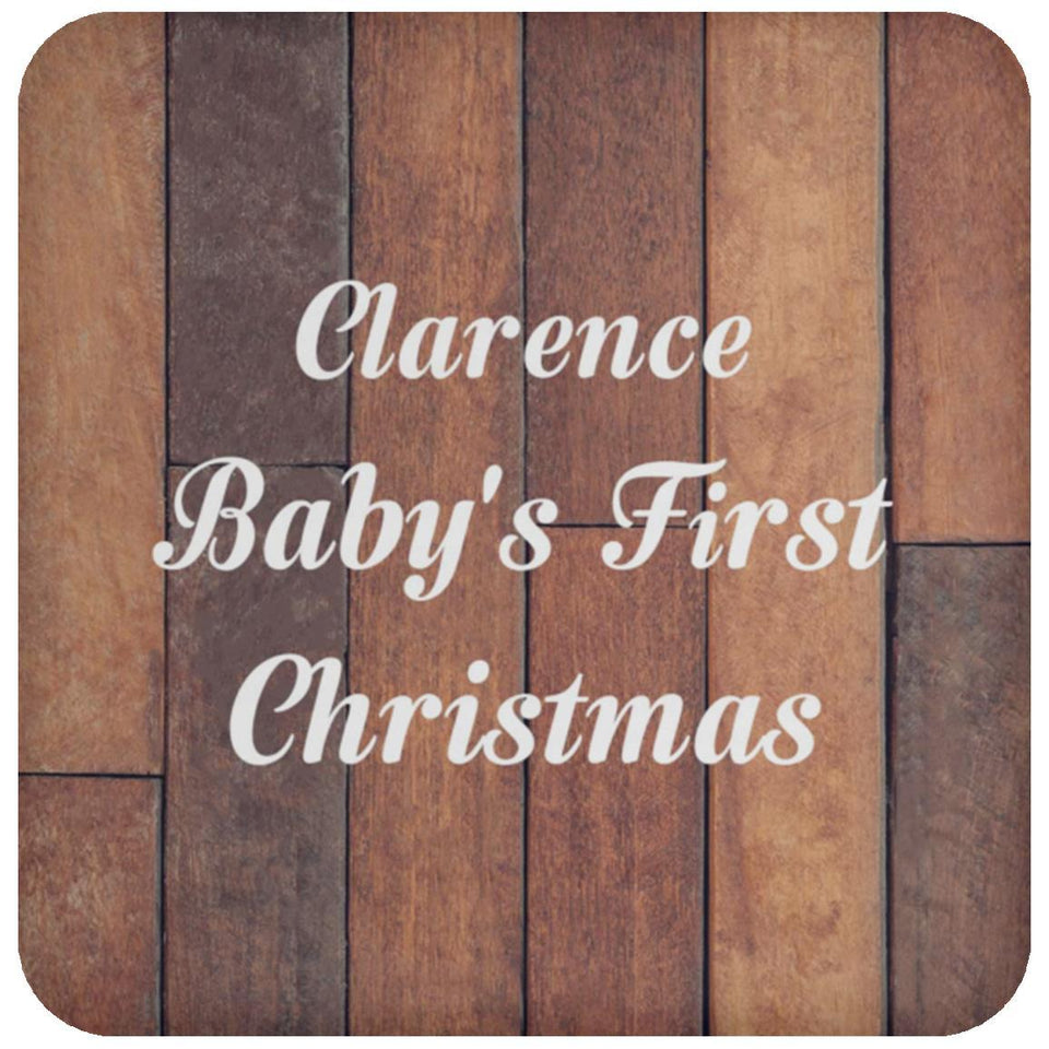 Clarence Baby's First Christmas - Drink Coaster E