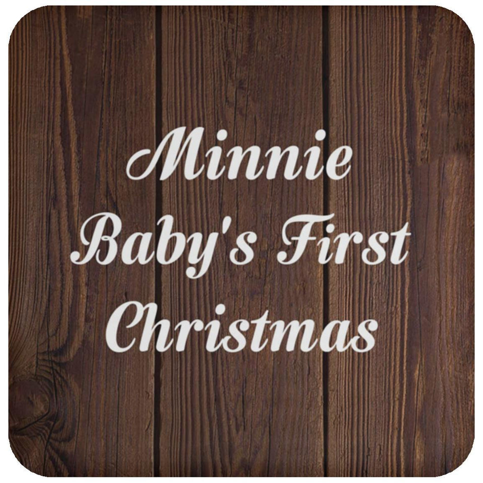 Minnie Baby's First Christmas - Drink Coaster D