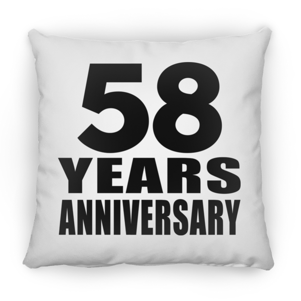 58th Anniversary 58 Years - Throw Pillow