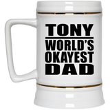 Tony World's Okayest Dad - Beer Stein