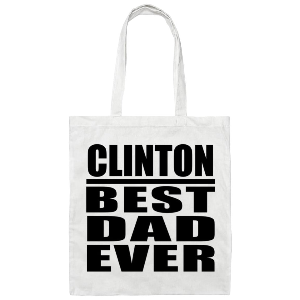 Clinton Best Dad Ever - Tote Bag White