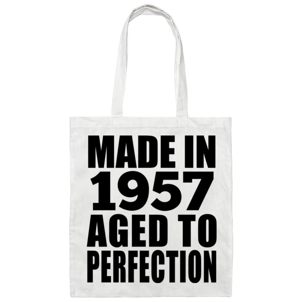 67th Birthday Made In 1957 Aged to Perfection - Tote Bag White