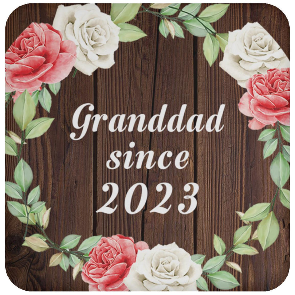 Granddad Since 2023 - Drink Coaster A
