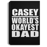 Casey World's Okayest Dad - Canvas Portrait