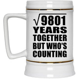 99th Anniversary Square Root of 9801 Years Who's Counting - Beer Stein