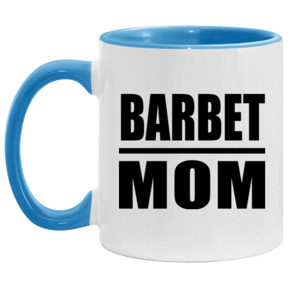 Barbet Mom - 11oz Accent Mug Blue