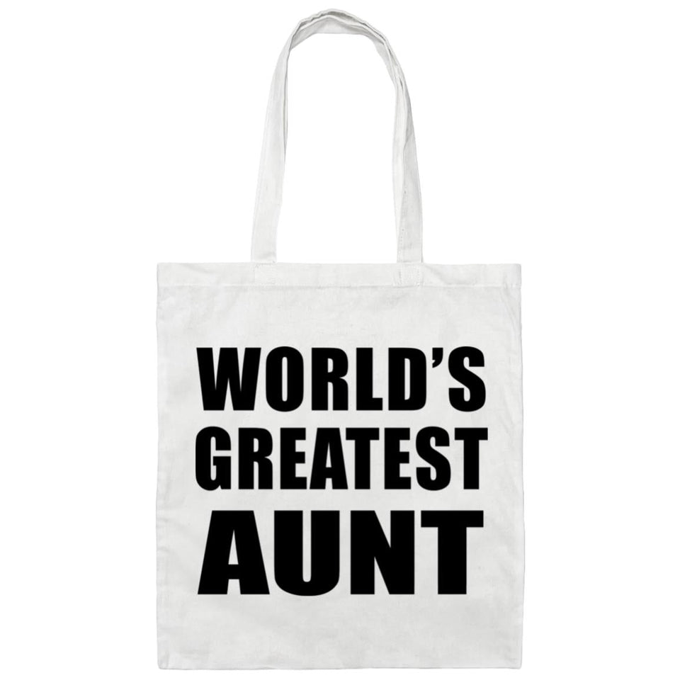 World's Greatest Aunt - Tote Bag White