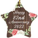 Happy 82nd Anniversary 2022 - Star Ornament A