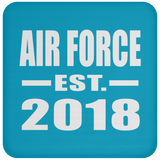 Air Force Established EST. 2018 - Drink Coaster