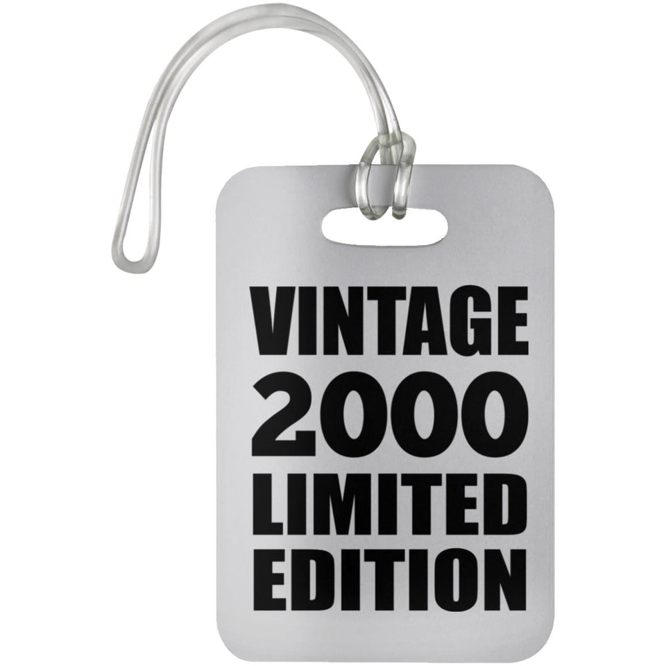 24th Birthday Vintage 2000 Limited Edition - Luggage Bag Tag