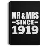 105th Anniversary Mr & Mrs Since 1919 - Canvas Portrait