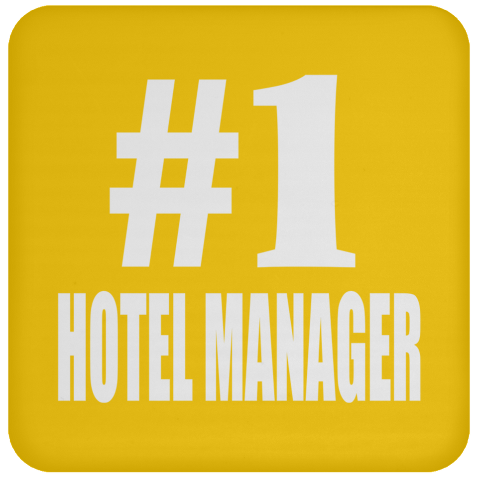 Number One #1 Hotel Manager - Drink Coaster