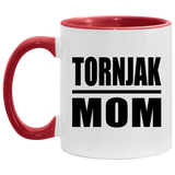 Tornjak Mom - 11oz Accent Mug Red