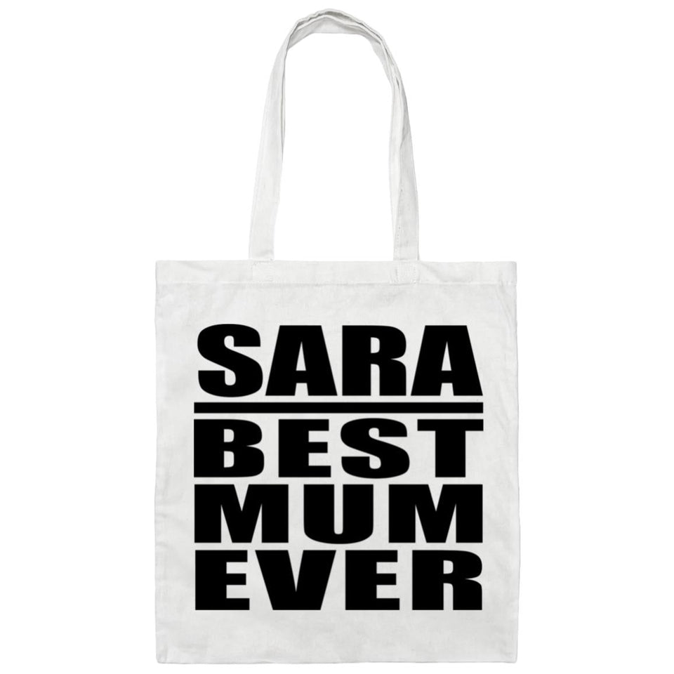 Sara Best Mum Ever - Tote Bag White