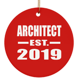Architect Established EST. 2019 - Circle Ornament