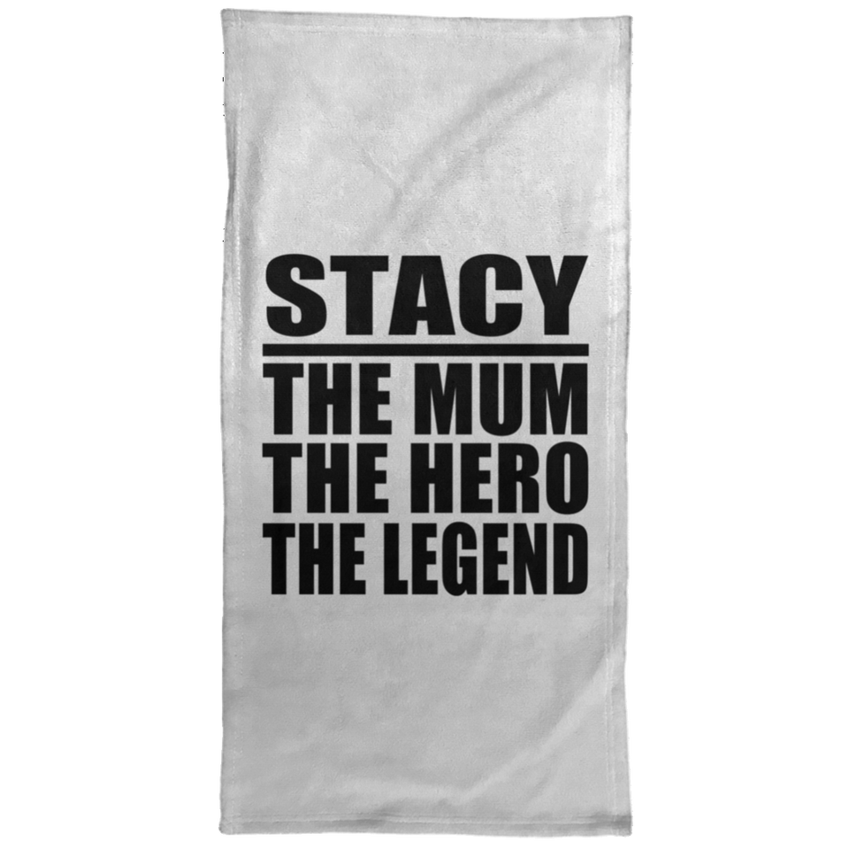 Stacy The Mum The Hero The Legend - Hand Towel