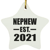 Nephew Established EST. 2021 - Star Ornament
