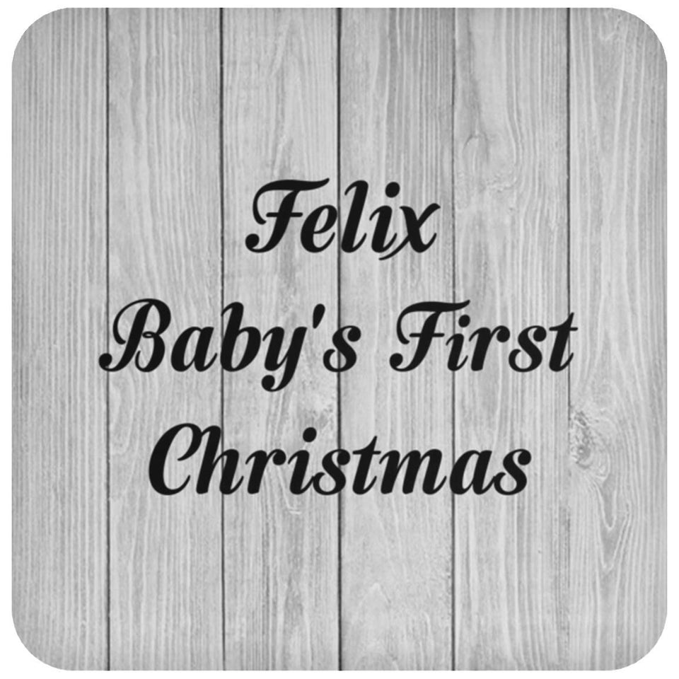 Felix Baby's First Christmas - Drink Coaster F