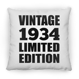 90th Birthday Vintage 1934 Limited Edition - Throw Pillow