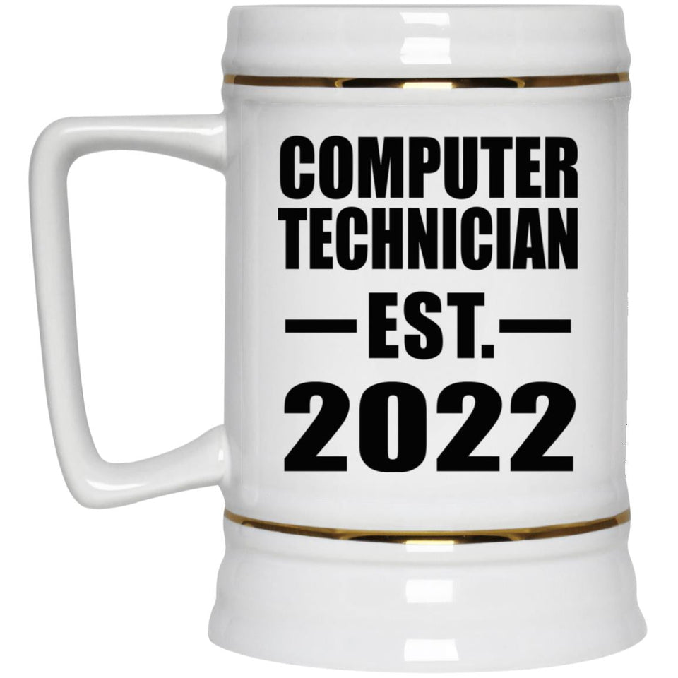 Computer Technician Established EST. 2022 - Beer Stein