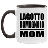 Lagotto Romagnolo Mom - 11oz Accent Mug Black