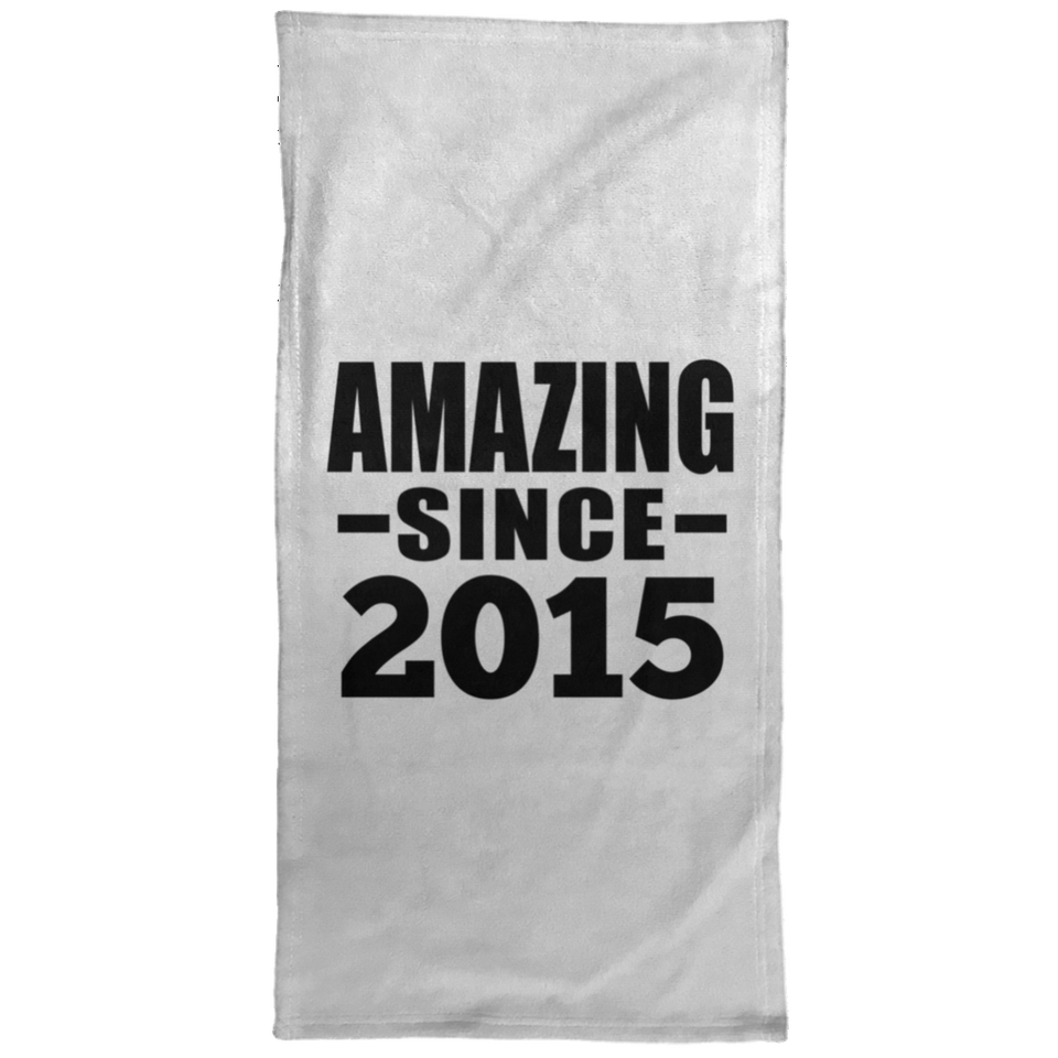 9th Birthday Amazing Since 2015 - Hand Towel