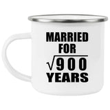 30th Anniversary Married For Square Root of 900 Years - 12oz Camping Mug