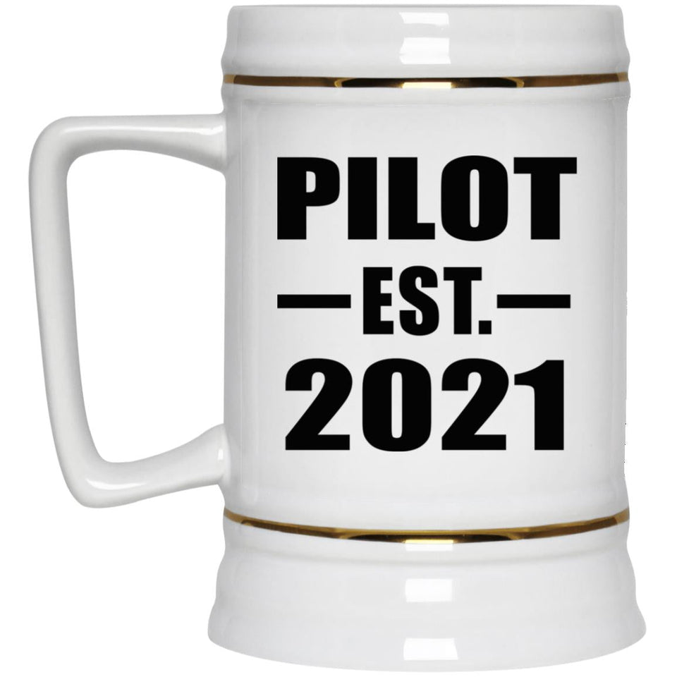 Pilot Established EST. 2021 - Beer Stein