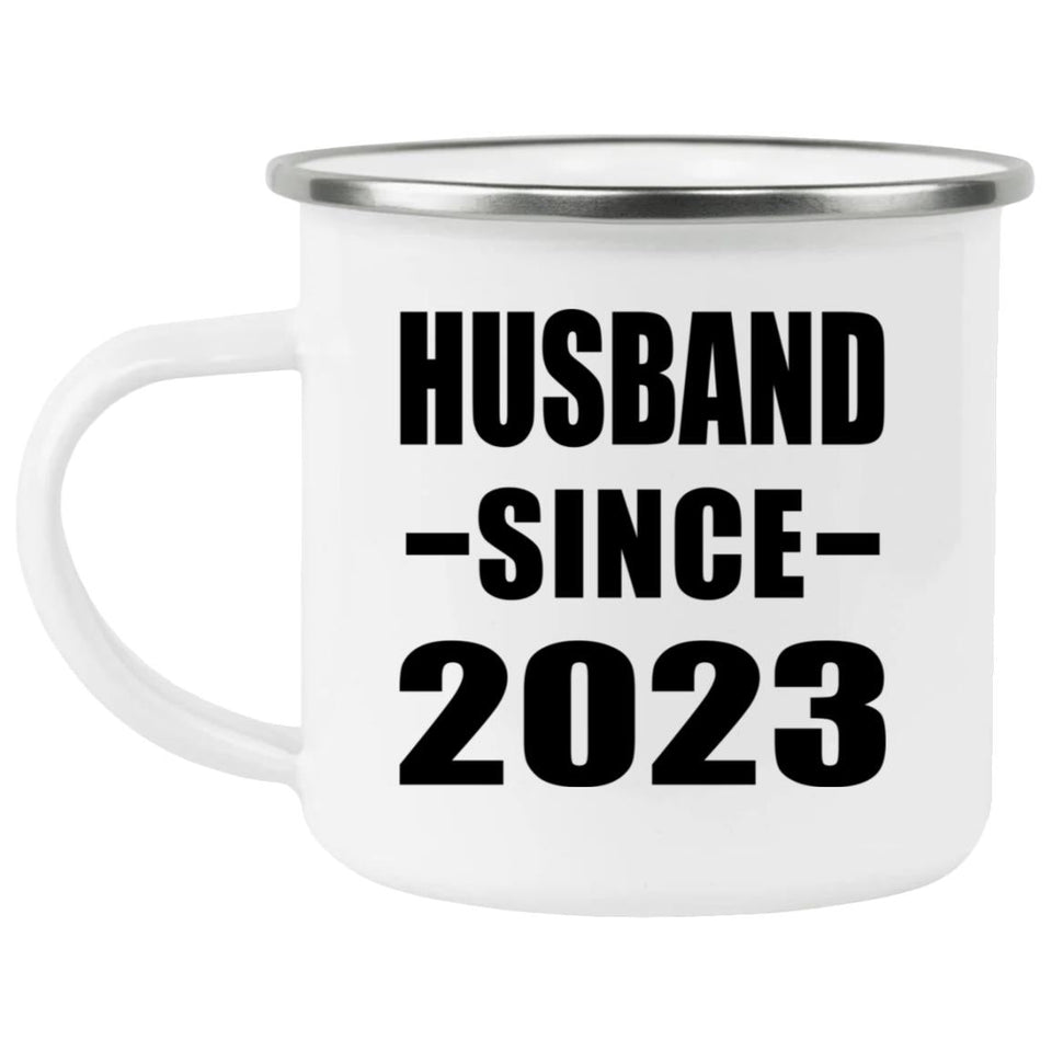 Husband Since 2023 - 12oz Camping Mug