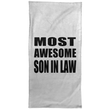 Most Awesome Son In Law - Hand Towel