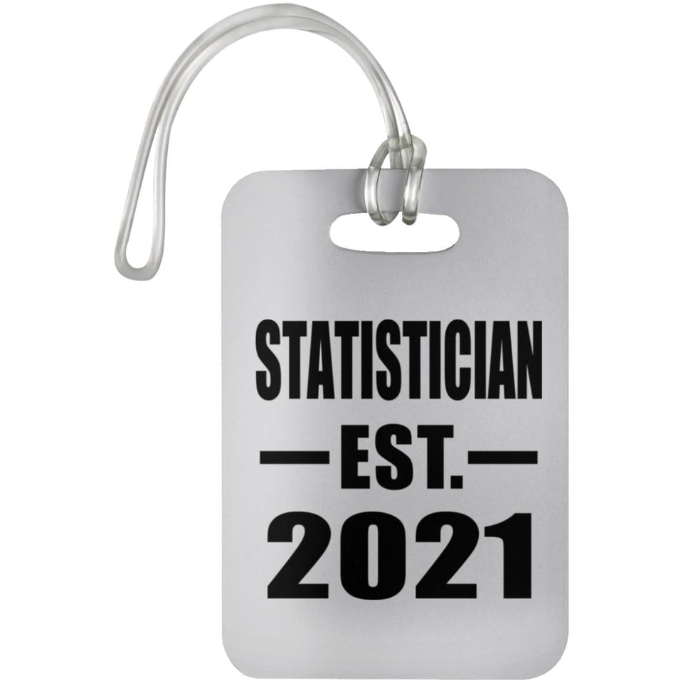 Statistician Established EST. 2021 - Luggage Bag Tag