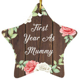 First Year As Mummy - Star Ornament A