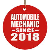Automobile Mechanic Since 2018 - Circle Ornament