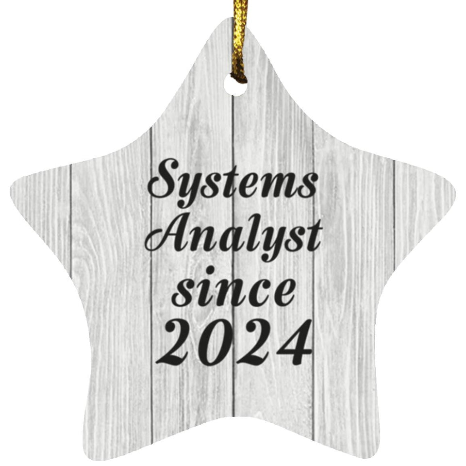 Systems Analyst Since 2024 - Star Ornament F