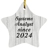 Systems Analyst Since 2024 - Star Ornament F