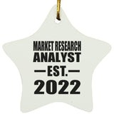 Market Research Analyst Established EST. 2022 - Star Ornament