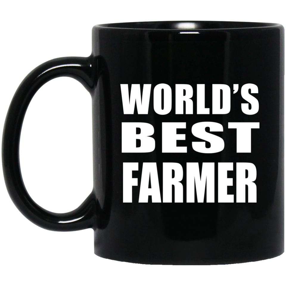World's Best Farmer - 11 Oz Coffee Mug Black