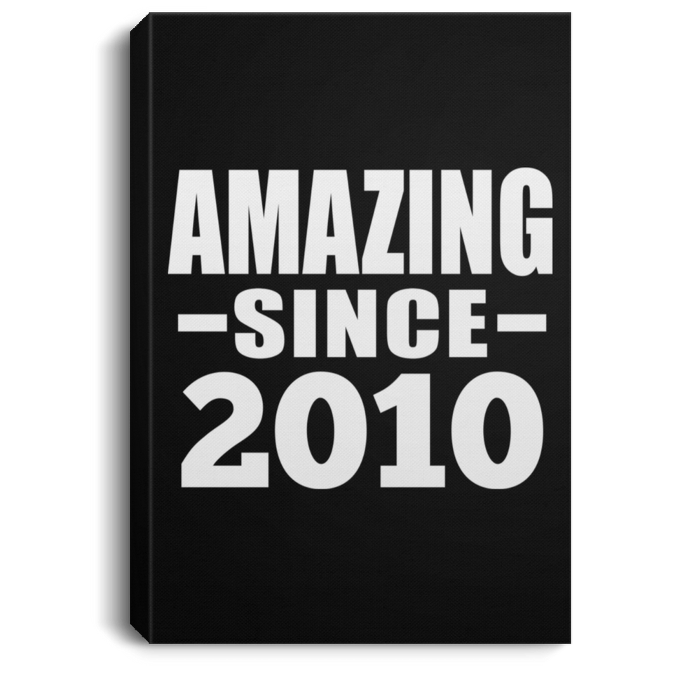 14th Birthday Amazing Since 2010 - Canvas Portrait