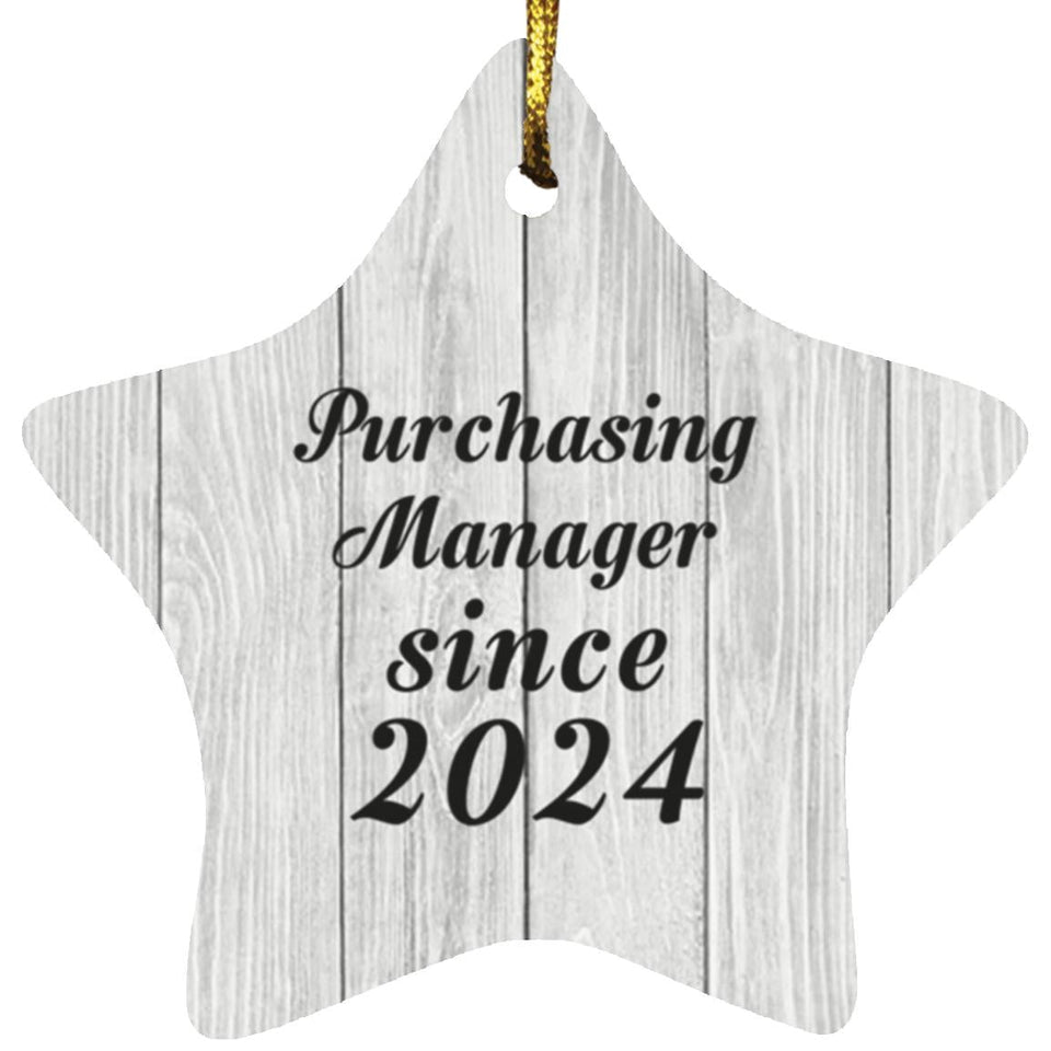 Purchasing Manager Since 2024 - Star Ornament F