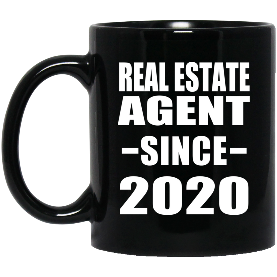 Real Estate Agent Since 2020 - 11oz Coffee Mug Black