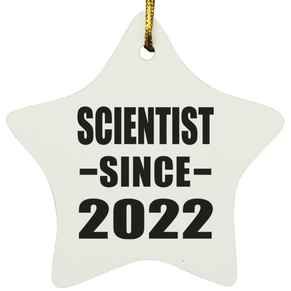 Scientist Since 2022 - Star Ornament